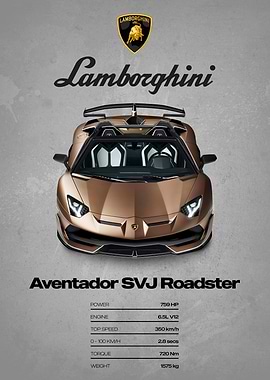 Lamborghini Aventador SVJ Roadster