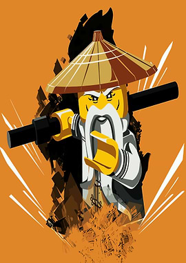 Lego Ninjago Master Wu Illustration