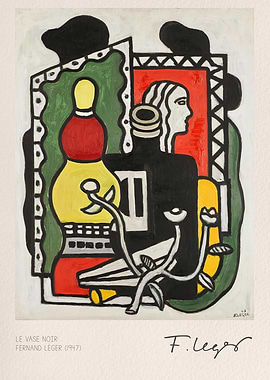 Le Vase Noir by Fernand Leger