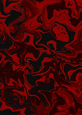 Abstract Red and Black Swirls