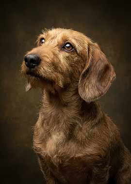 Wirehaired Dachshund Portrait
