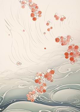 Japanese abstract composition