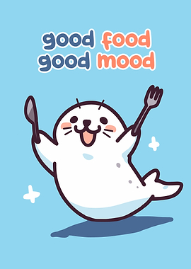 Good Food Good Mood Seal