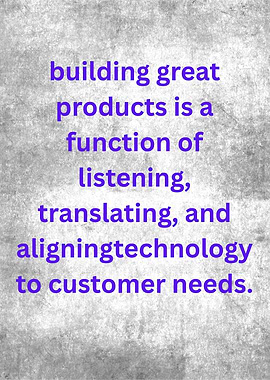 Product Development Quote on Grunge Background
