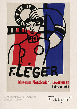 Fernand Léger Museum Morsbroich Leverkusen Poster