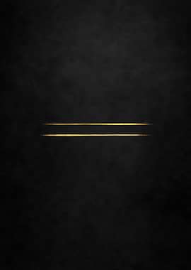 Golden Silence – Minimalist Black and Gold Luxury Wall Art