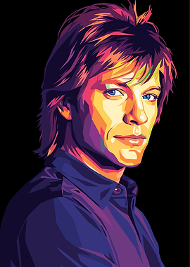 Jon Bon Jovi Pop Art Portrait