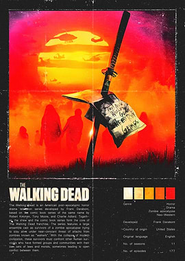 The Walking Dead poster art
