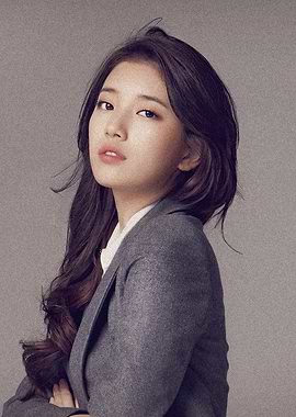 bae suzy in Gray Blazer