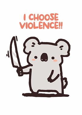 Cute Koala Chooses Violence
