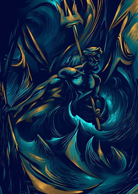 Poseidon in the Ocean Depths