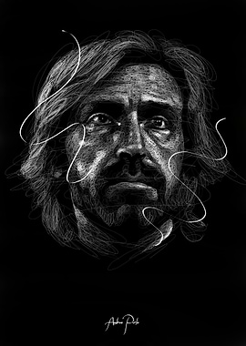 Pirlo Scribble Art Style