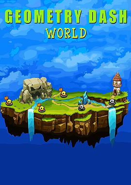 Geometry Dash World Floating Island