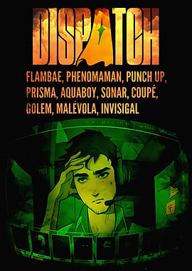Dispatch Comic Book Cover Art