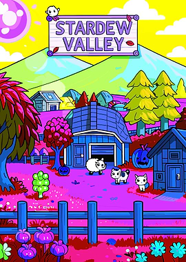 Stardew Valley Farm Illustration