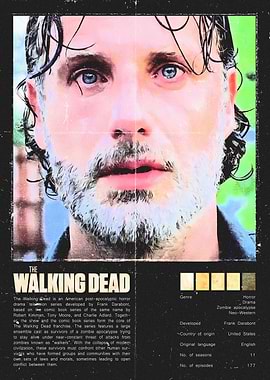 The Walking Dead poster with Rick