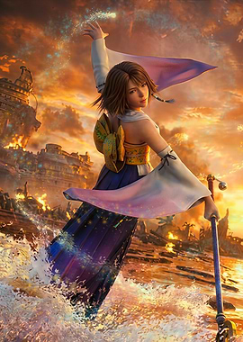 Yuna Final Fantasy X artwork