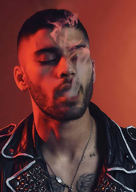 Zayn Malik Smoking Portrait