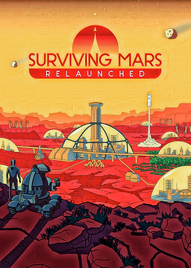 Surviving Mars: Relaunched Game Cover Art