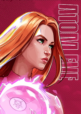 Atom Eve Fanart Portrait