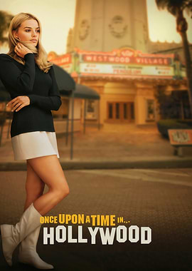 Once Upon a Time in Hollywood Poster