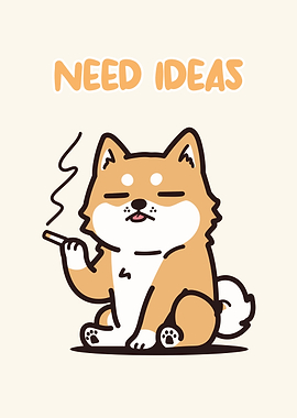 Need Ideas: Shiba Inu Cartoon