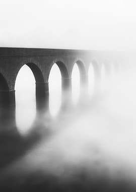 Misty Arched Bridge