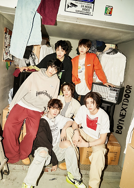 Boynextdoor group portrait in casual setting