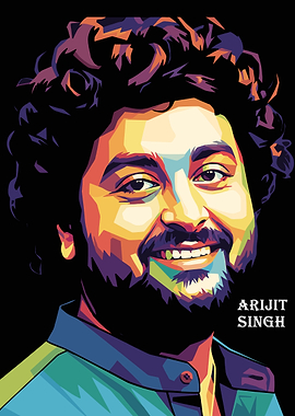 Arijit Singh Pop Art Portrait