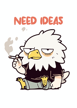 Cartoon Eagle Needs Ideas
