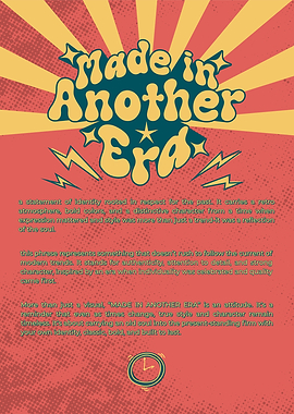 Made in Another Era Retro Poster