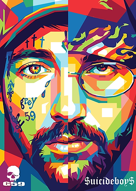 Suicideboys Portrait Pop Art