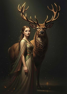 Stag of Golden Silence