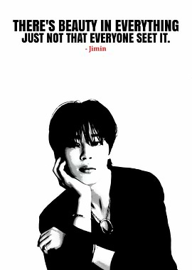 Jimin Quote Art