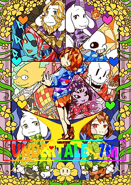Undertale 7th Anniversary Stained Glass Art