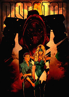 Dispatch Comic Book Style Character Illustration