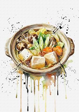 Watercolor Japanese Iridofu