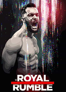 Finn Balor Royal Rumble Illustration