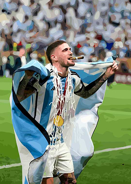 Rodrigo De Paul Celebration