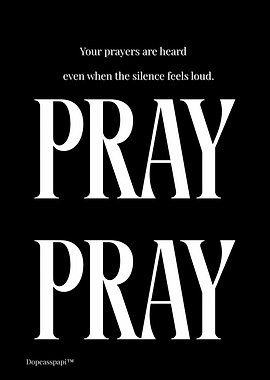 Prayers Heard: Minimalist Inspirational Art