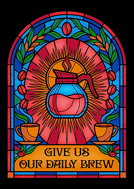 Stained Glass Coffee Brew