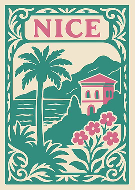 Nice travel poster
