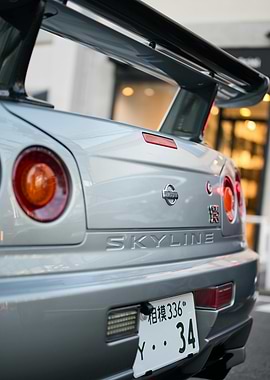 Nissan Skyline R34 Rear View
