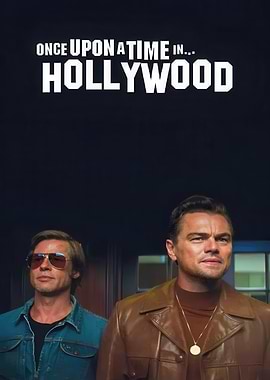 Once Upon a Time in Hollywood poster