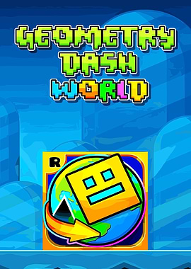 Geometry Dash World Game Cover Art