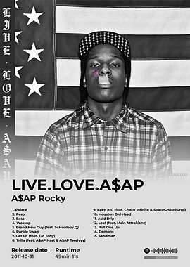 A$AP Rocky - LIVE.LOVE.A$AP Album Cover