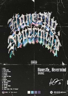 Drake - Honestly, Nevermind Album Cover