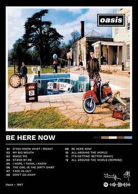 Oasis - Be Here Now Album Cover