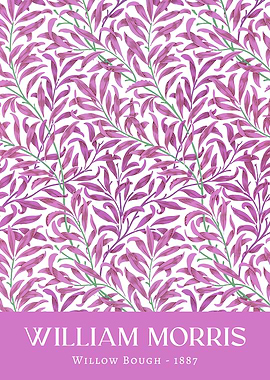 William Morris Willow Bough Damask - 1887