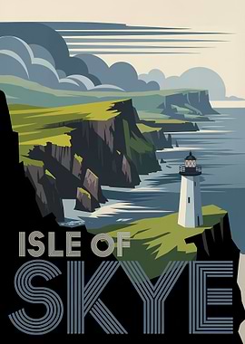 Isle of Skye Travel Poster